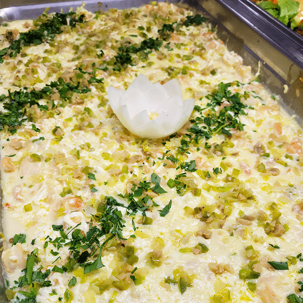 Camarones a la thermidor