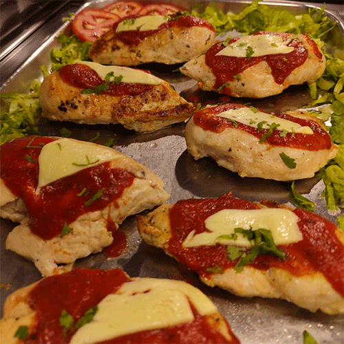 Suprema de pollo a la tomatina