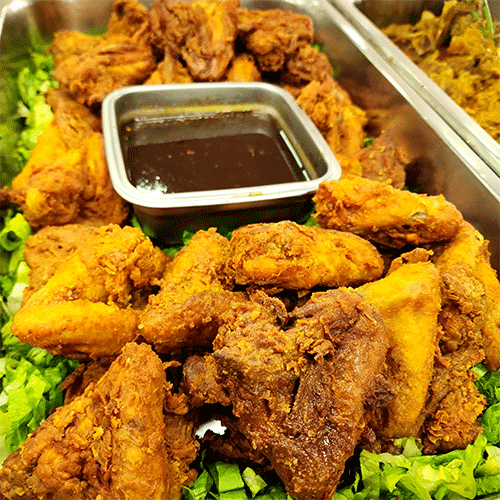 Alitas a la broaster