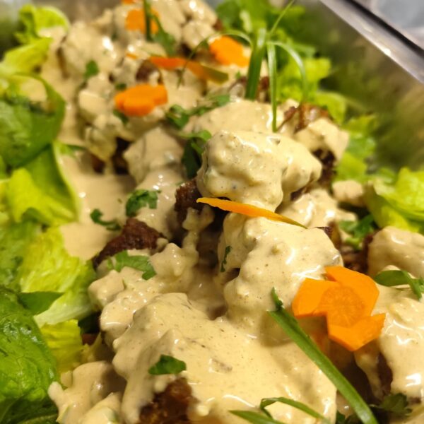 Cerdo en salsa ranch